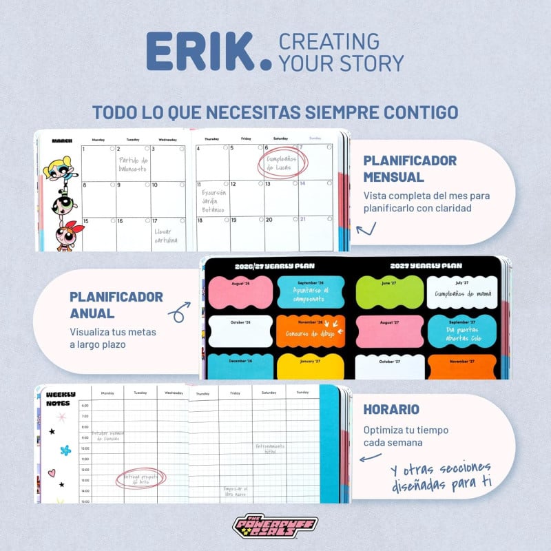 Agenda Escolar 26/27 Las Supernenas