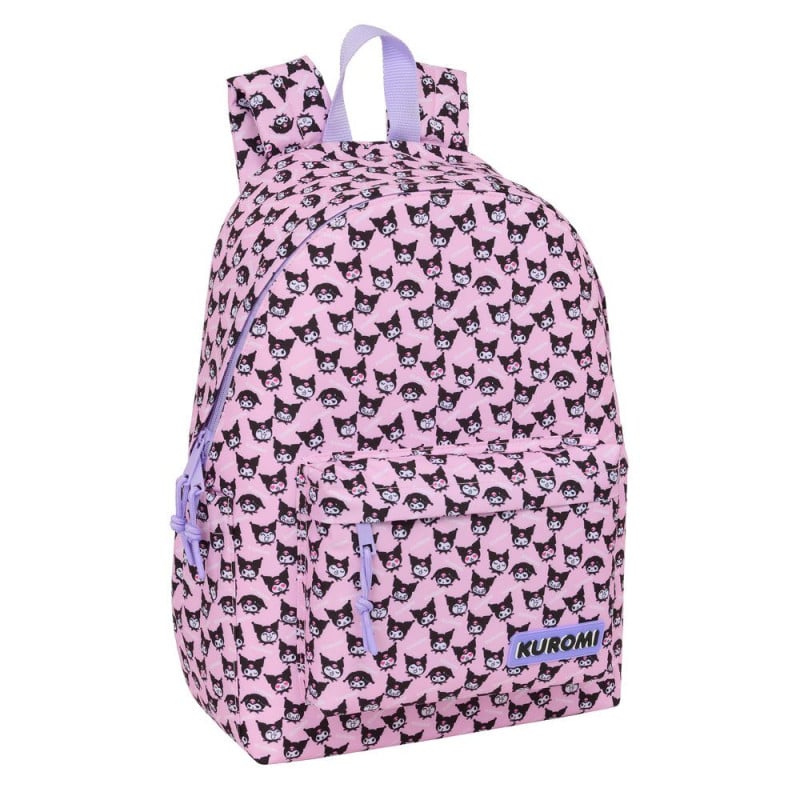 Mochila Escolar Kuromi 43 Cm De Safta