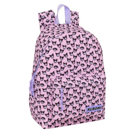 Mochila Escolar Kuromi 43 Cm De Safta