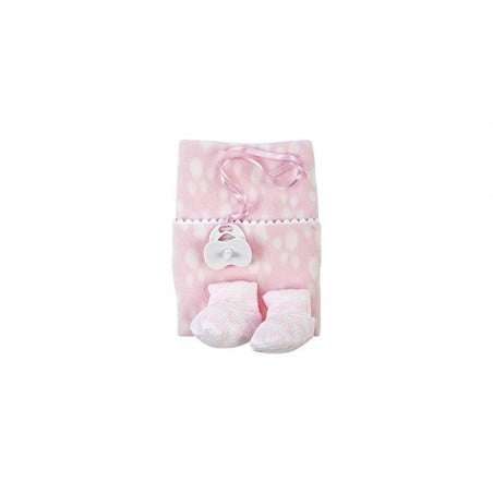 MANTITA CHUPETE Y PEUCOS STDO ROSA/AZUL