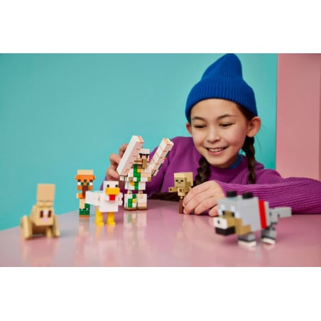 LEGO Minecraft Ataque Del Jinete Avícola En El Desierto 21592