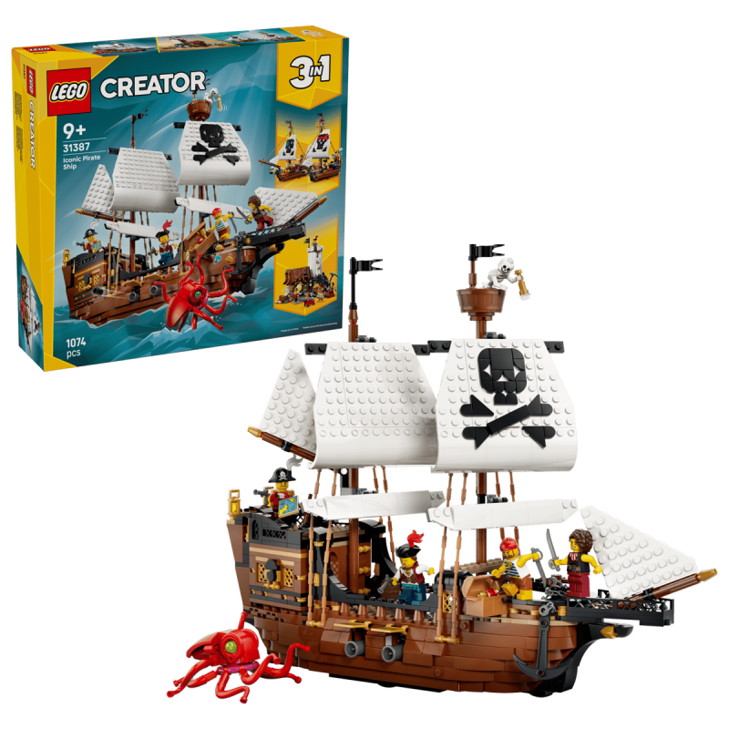 LEGO Creator Barco Pirata Clásico 31387 De LEGO