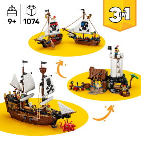 LEGO Creator Barco Pirata Clásico 31387 De LEGO 2