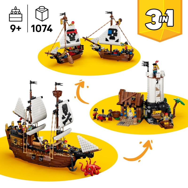 LEGO Creator Barco Pirata Clásico 31387