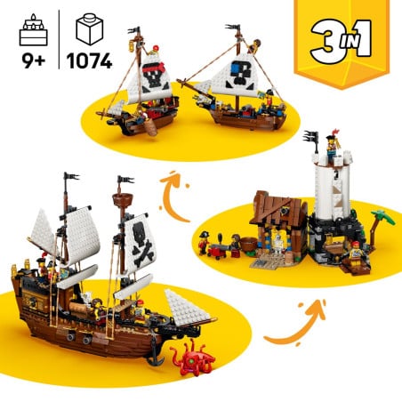 LEGO Creator Barco Pirata Clásico 31387