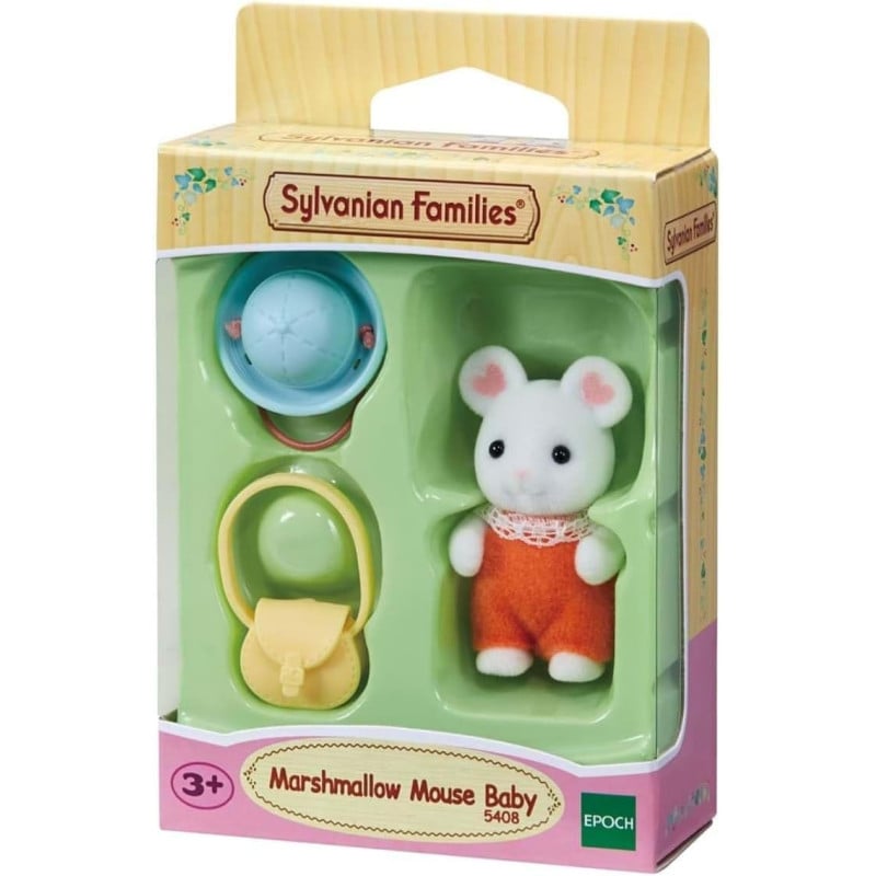 Sylvanian Families Bebé Ratón Marshmallow De Sylvanian Families