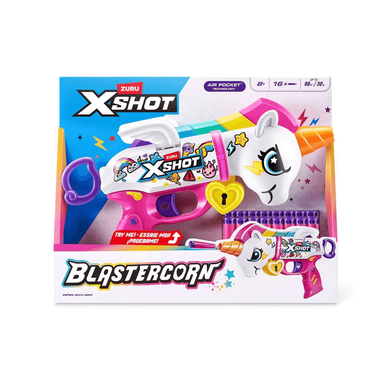 Lanzador Xshot Blastercorn 16 Dardos