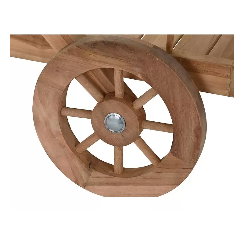 Camarera Teca 70x55x84 Ruedas Natural