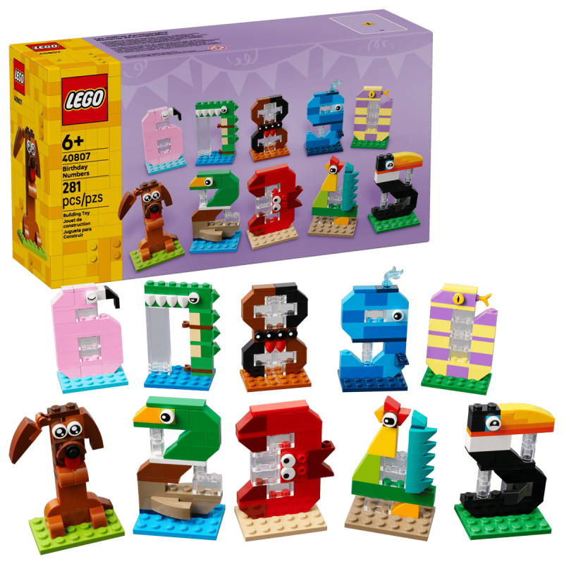 LEGO Números de Cumpleaños 40807 De LEGO