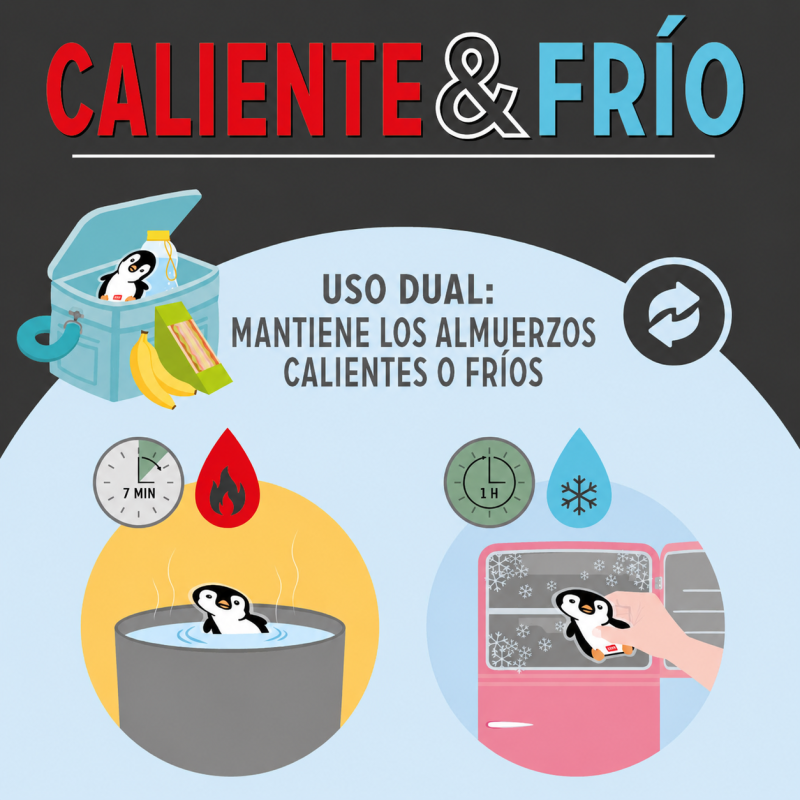 Bolsa Térmica De Gel Frío/Calor Pingüino