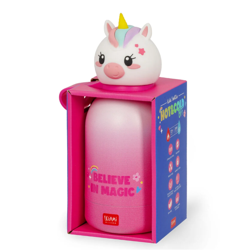 Botella Térmica Infantil Unicornio 310 Ml De Legami