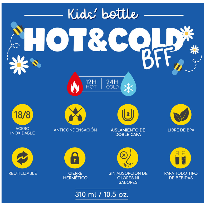 Botella Térmica Infantil Mariquita 310 Ml