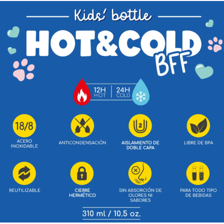 Botella Térmica Infantil Panda 310 Ml