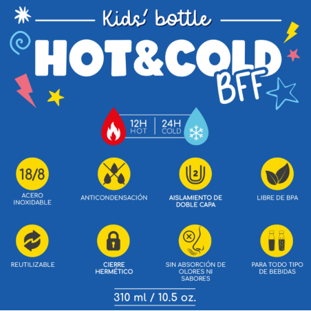 Botella Térmica Infantil Monstruo 310 Ml