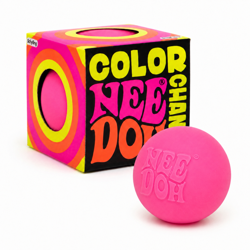 Needoh Bola Squeeze Cambia Color 6 Cm Surtida