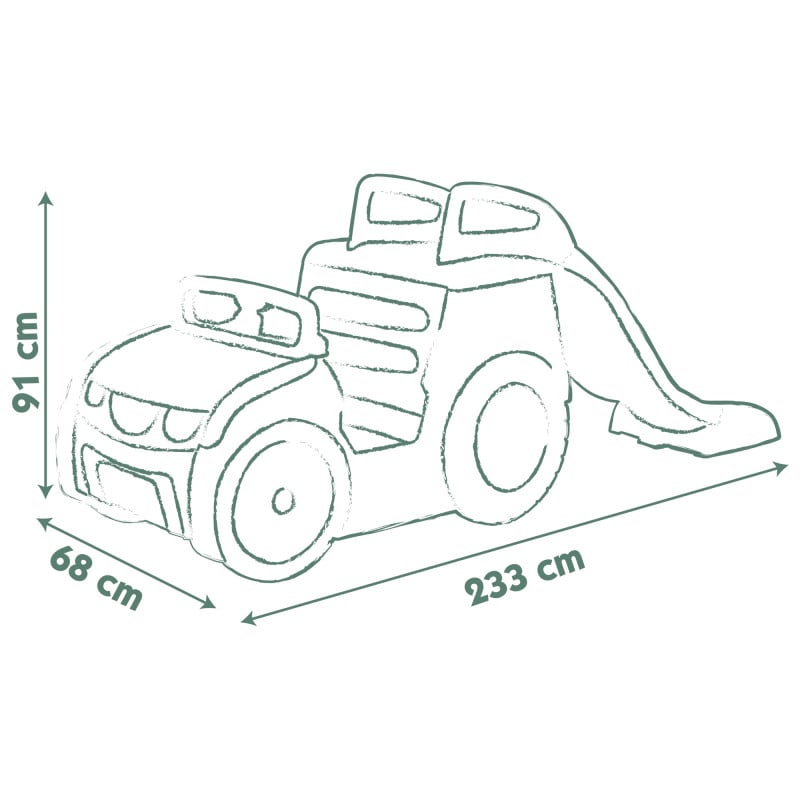 Parque Infantil Coche Aventura Smoby Life