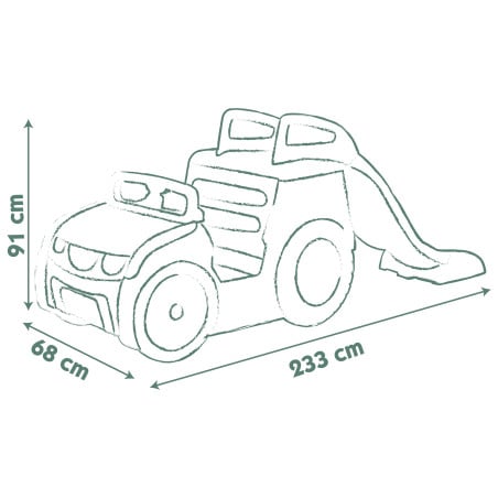 Parque Infantil Coche Aventura Smoby Life