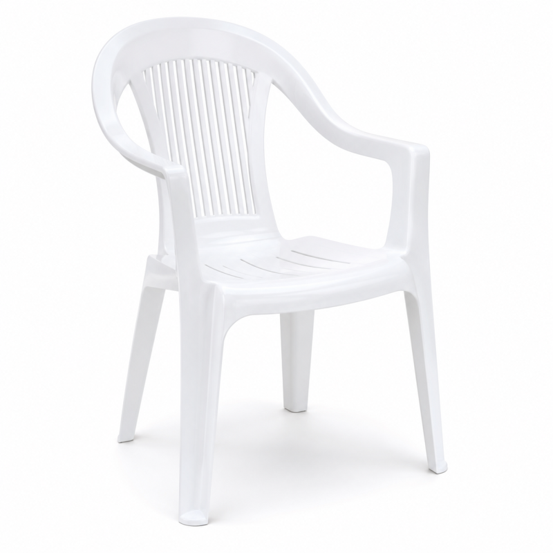 Silla Monobloc Elegant Blanca