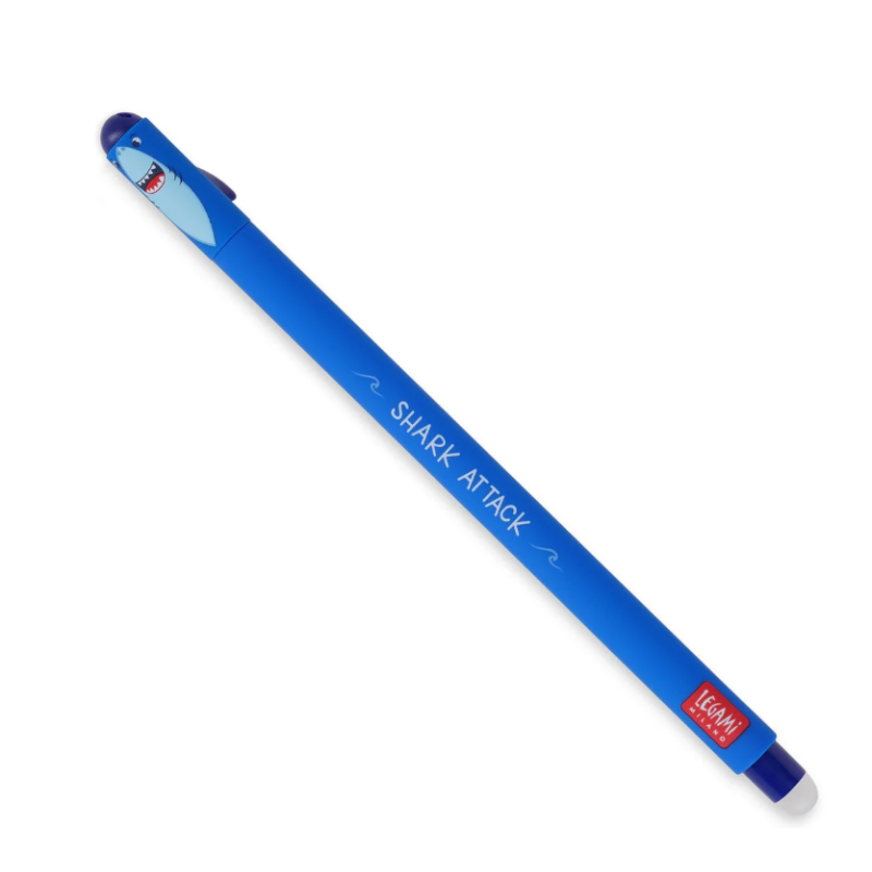 Bolígrafo De Gel Borrable Tiburón De Legami