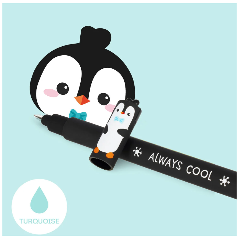 Bolígrafo De Gel Borrable Pingüino