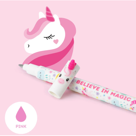 Bolígrafo De Gel Borrable Unicornio