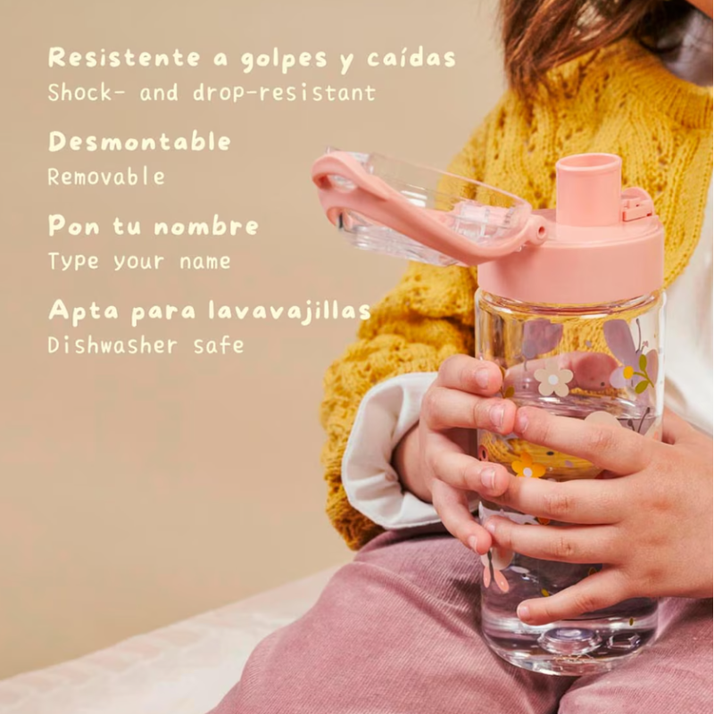Miniland Botella Junior Tritán Butterfly 500 Ml