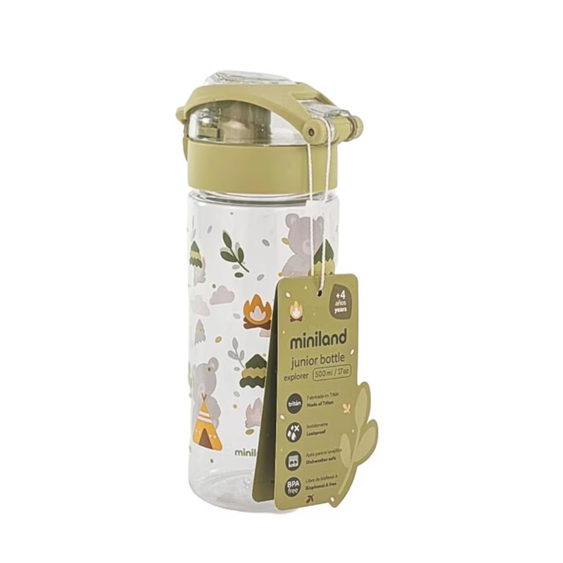 Miniland Botella Junior Tritán Explorer 500 Ml