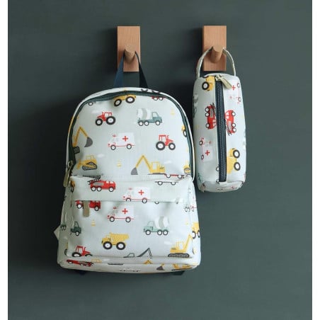 Mochila Infantil Vehículos 30 Cm