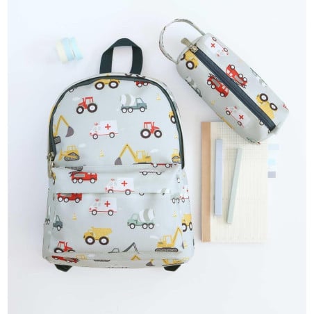 Mochila Infantil Vehículos 30 Cm