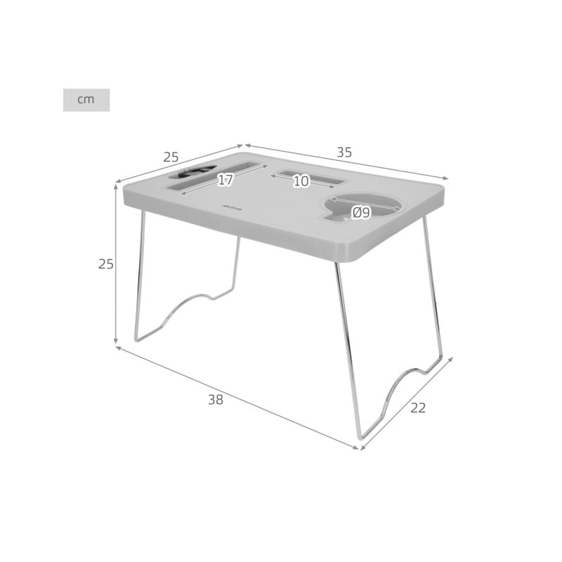 Mesa Playa Plegable 35x25x25CM
