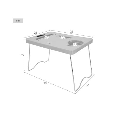 Mesa Playa Plegable 35x25x25CM