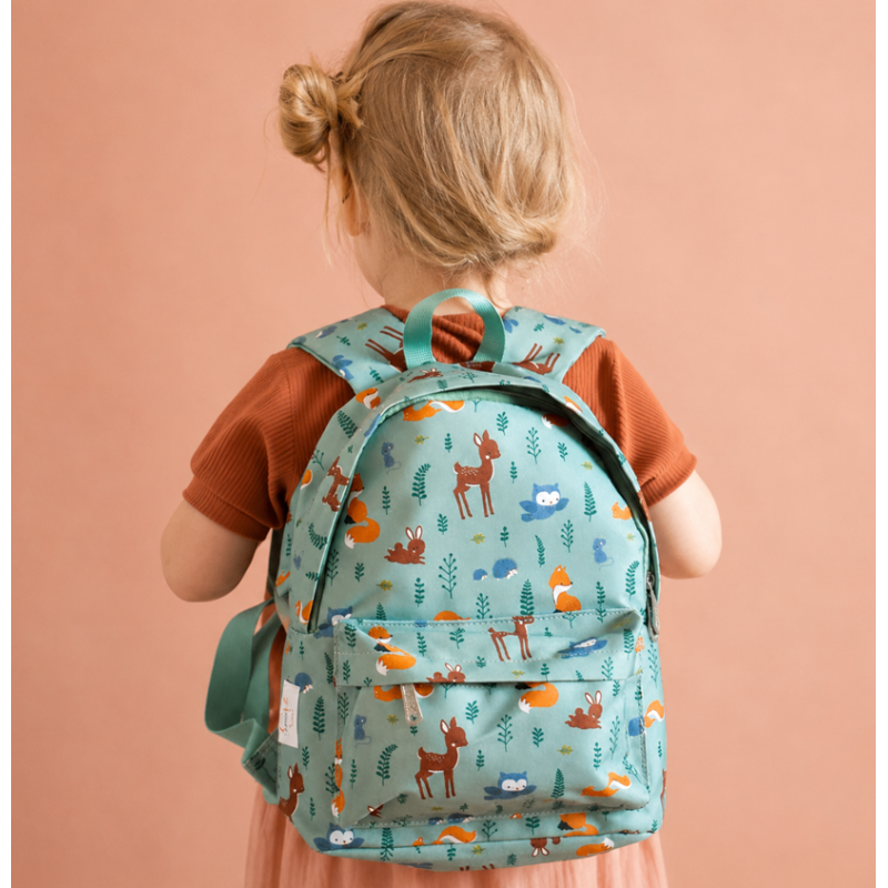 Mochila Infantil Animales Del Bosque 30 Cm