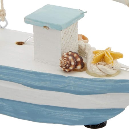 Barco de Vela Madera con Luz Led