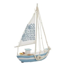 Barco de Vela Madera con Luz Led