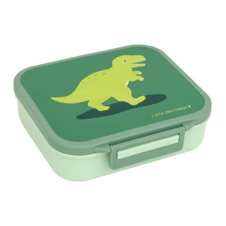 Fiambrera 3 Compartimentos Dinosaurio De Little Lovely Company