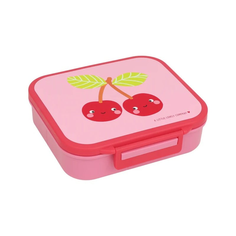 Fiambrera 3 Compartimentos Cerezas De Little Lovely Company