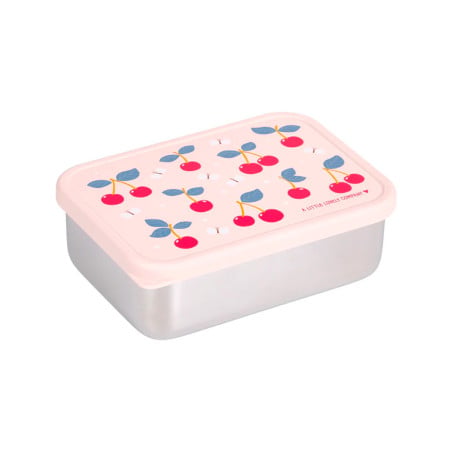 Fiambrera De Acero Cerezas De Little Lovely Company