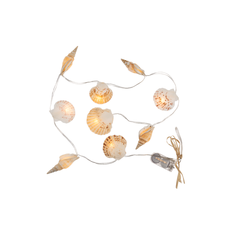 Guirnalda Conchas con Luces Led 1M