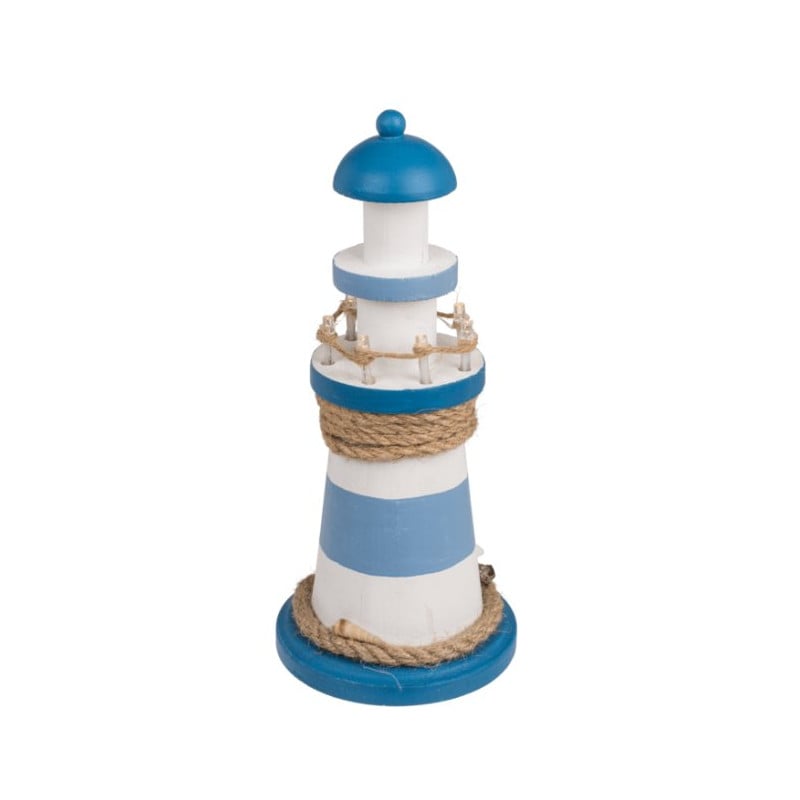 Faro de Madera con Led 10,5x22 CM