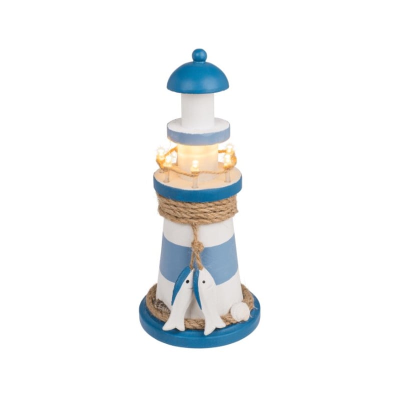 Faro de Madera con Led 10,5x22 CM