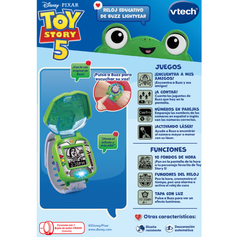 Vtech Reloj Educativo De Buzz Lightyear