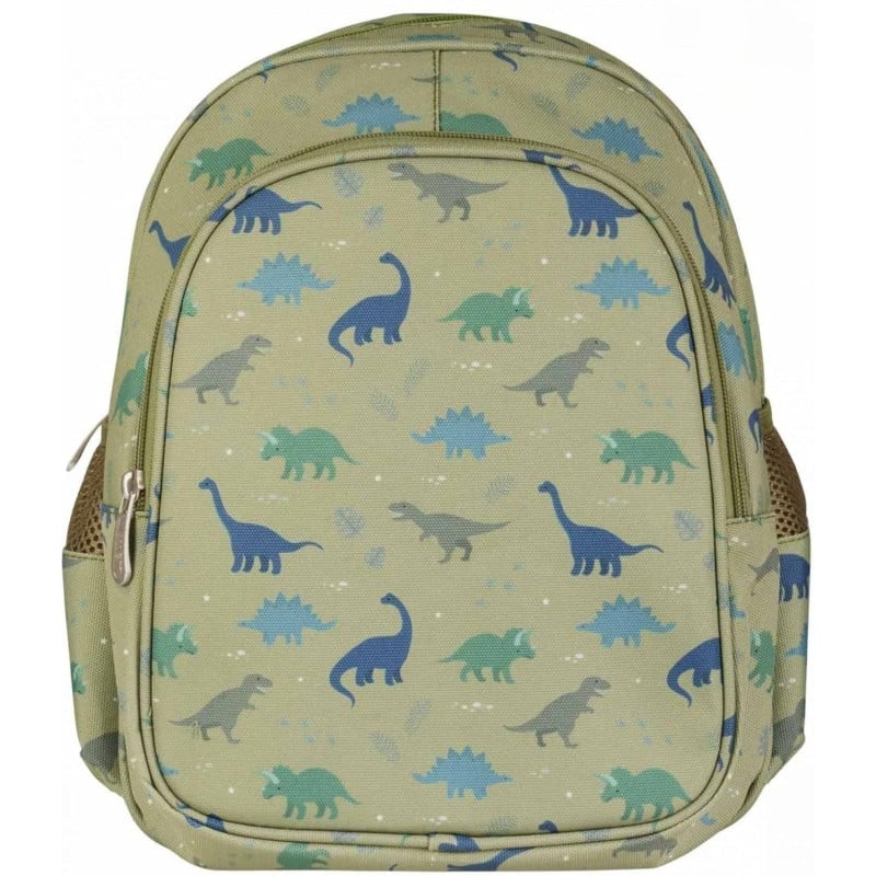 Mochila Escolar Con Bolsillo Térmico Dinosaurios 32 Cm De Prooptm