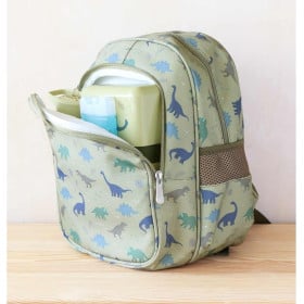Mochila Escolar Con Bolsillo Térmico Dinosaurios 32 Cm De Prooptm 2