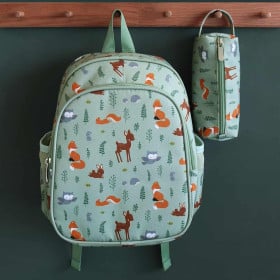 Mochila Escolar Con Bolsillo Térmico Animales Del Bosque 32 Cm De Prooptm 2