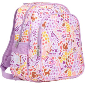 Mochila Escolar Con Bolsillo Térmico Flores 32 Cm De Prooptm 2