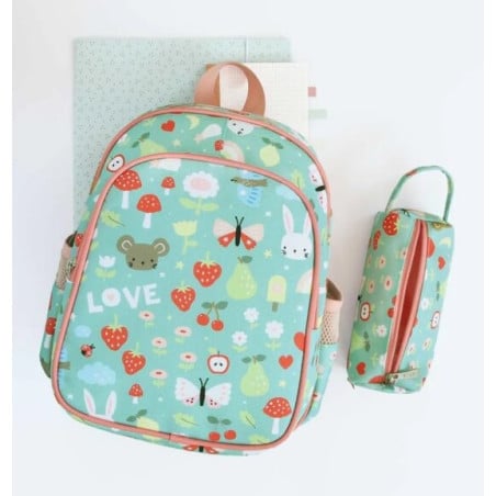 Mochila Escolar Con Bolsillo Térmico Ositos Joy 32 Cm