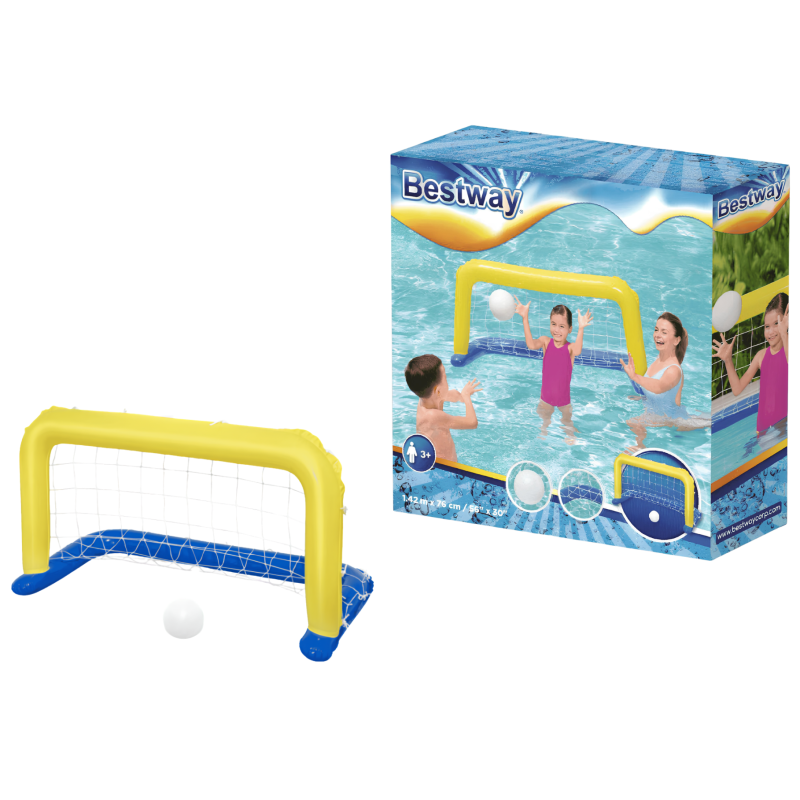 Portería Flotante Waterpolo Para Piscina 137x66 Cm De Betsway