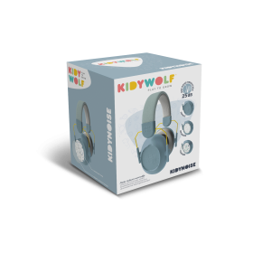 Kidywolf Auriculares Anti Ruido Kidynoise Azul 2