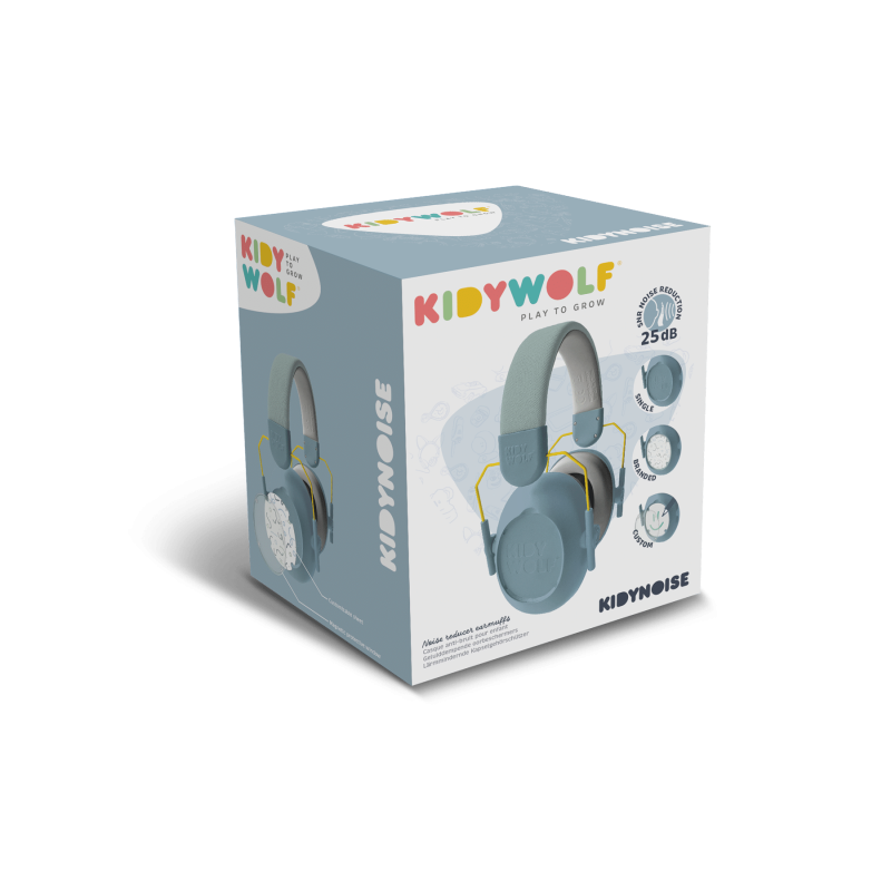 Kidywolf Auriculares Anti Ruido Kidynoise Azul