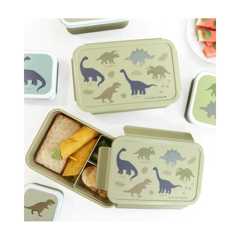 Fiambrera Bento Cierre Hermético Dinosaurios
